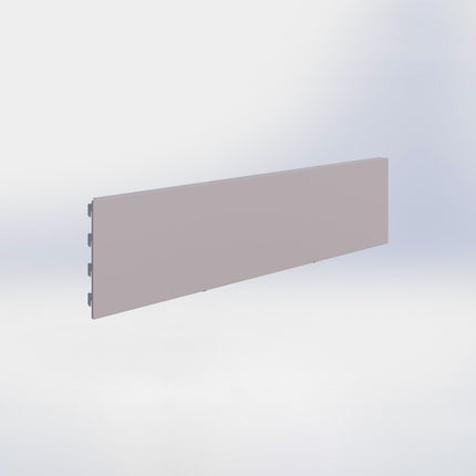Winkelstelling achterwand glad - H20 x B80 cm - Grijs