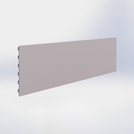 Winkelstelling achterwand glad - H30 x B100 cm - Grijs