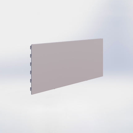 Winkelstelling achterwand glad - H30 x B66,5 cm - Grijs