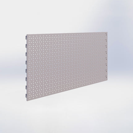 Winkelstelling achterwand perforatie - H40 x B80 cm - Grijs