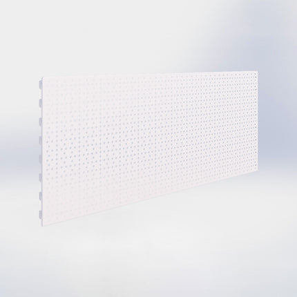 Winkelstelling achterwand perforatie - H40 x B100 cm - Wit