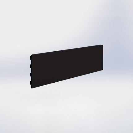 Winkelstelling achterwand glad - H20 x B66,5 cm - Zwart