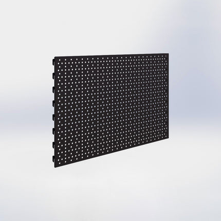 Winkelstelling achterwand perforatie - H40 x B66,5 cm - Zwart