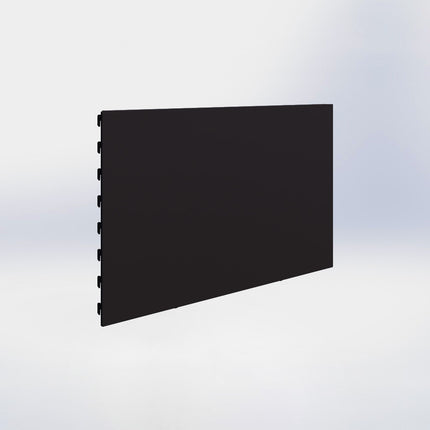 Winkelstelling achterwand glad - H40 x B66,5 cm - Zwart