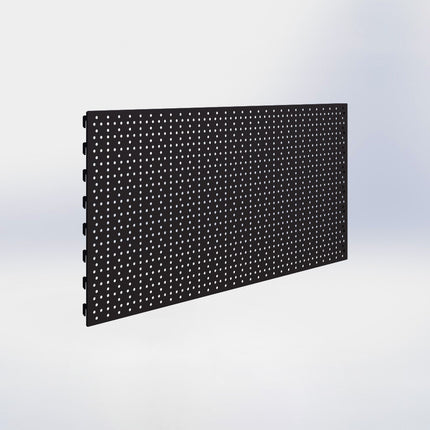 Winkelstelling achterwand perforatie - H40 x B80 cm - Zwart