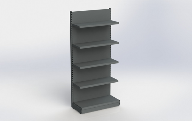 Wall shelving unit Anthracite h:215/47