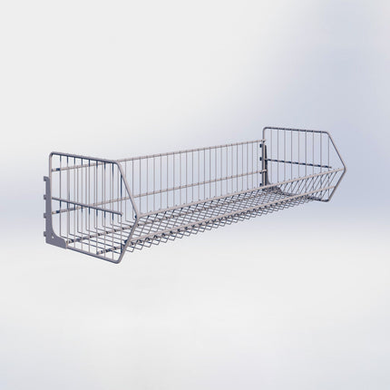 Draadmand - B100 x D37 cm - Grijs