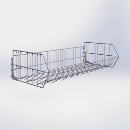 Draadmand - B100 x D47 cm - Grijs