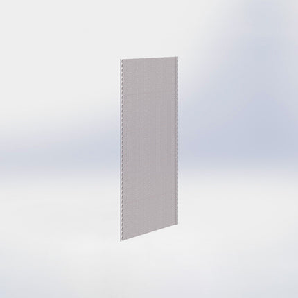 Wandrailstelling perforatie - H200 x B80 cm - Grijs
