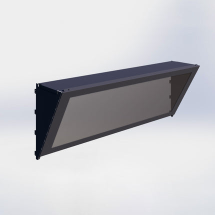 Koof - L100 x H40 cm - Antraciet