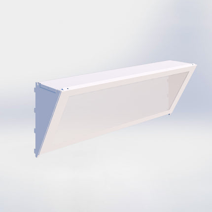 Koof - L100 x H40 cm - Wit