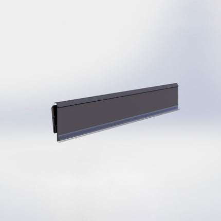 Prijsstrip Antraciet voor hoekplank van 30 cm