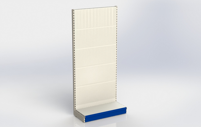 Wall rack Perforation White h:215/57