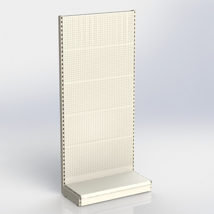 Wall rack Perforation White h:210/57