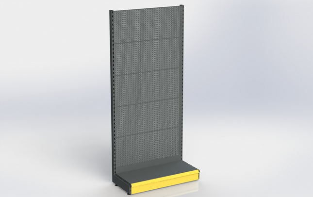 Wall rack Perforation Anthracite h:210/57