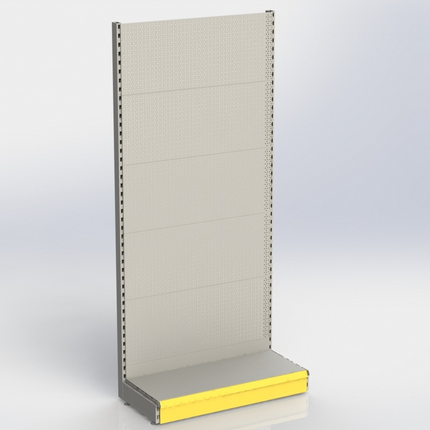 Wall rack Perforation Gray h:210/57
