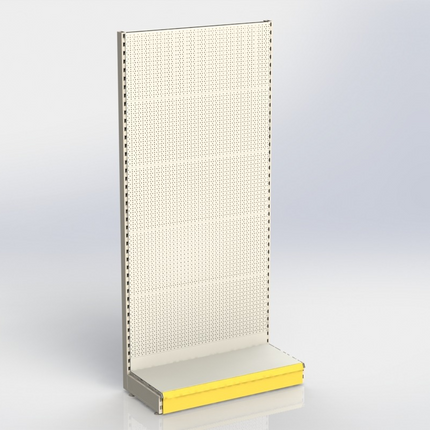 Wall rack Perforation White h:210/37