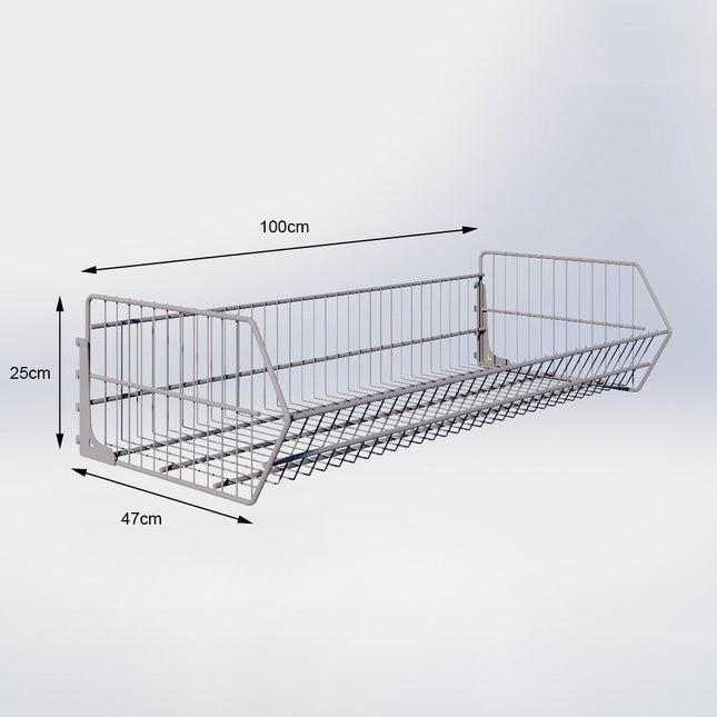 Draadmand Grijs (D x B) 47 cm x 100 cm