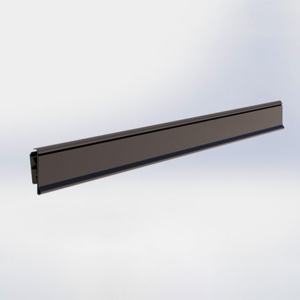 Prijsstrip Antraciet (L) 100 cm