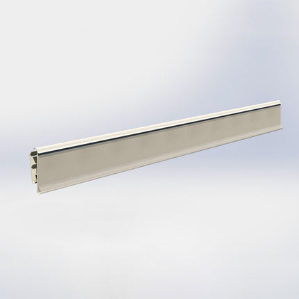 Prijsstrip Crème wit (L) 100 cm