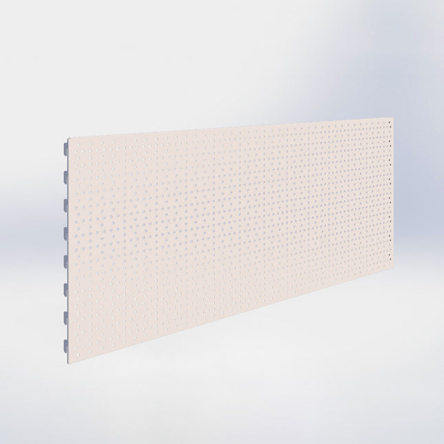 Winkelstelling achterwand perforatie Crème wit (H x B) 40 cm x 100 cm