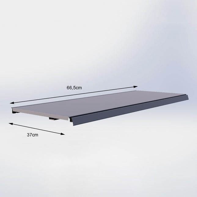 Legplank Grijs (D x L) 37 cm x 66,5 cm