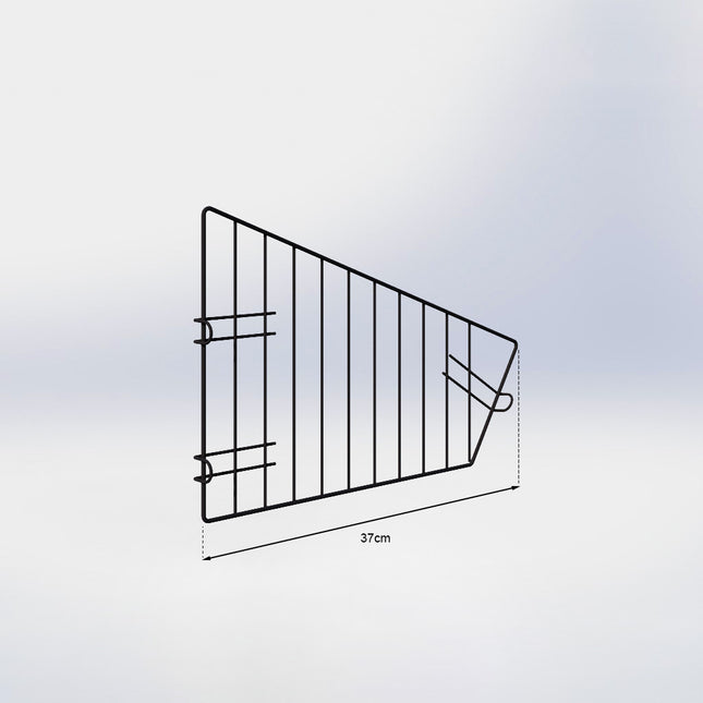 Draadmand verdeler Zwart (D) 37 cm