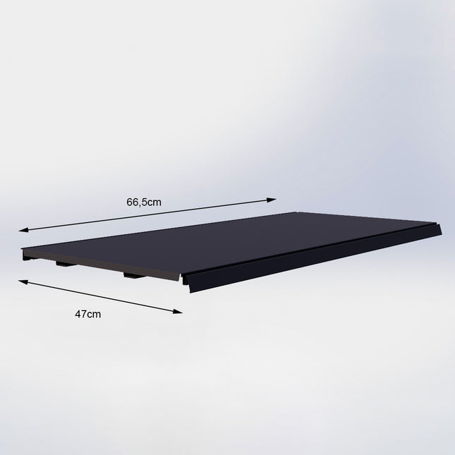 Legplank Antraciet (D x L) 47 cm x 66,5 cm