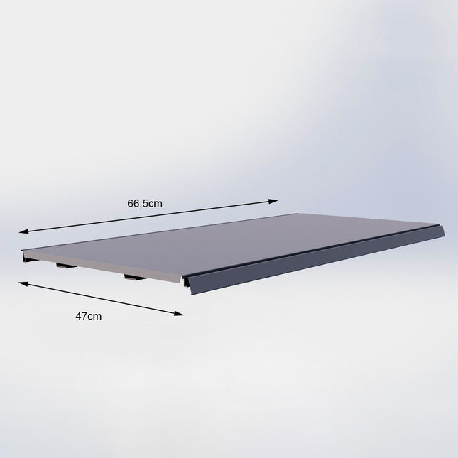 Legplank Grijs (D x L) 47 cm x 66,5 cm