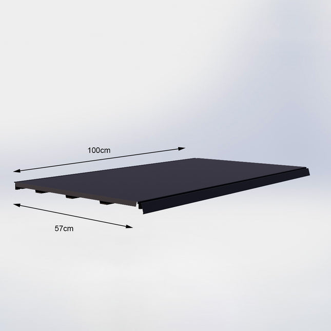 Legplank Antraciet (D x L) 57 cm x 100 cm