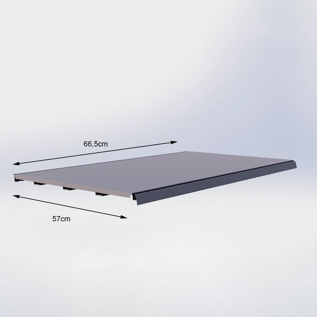 Legplank Grijs (D x L) 57 cm x 66,5 cm