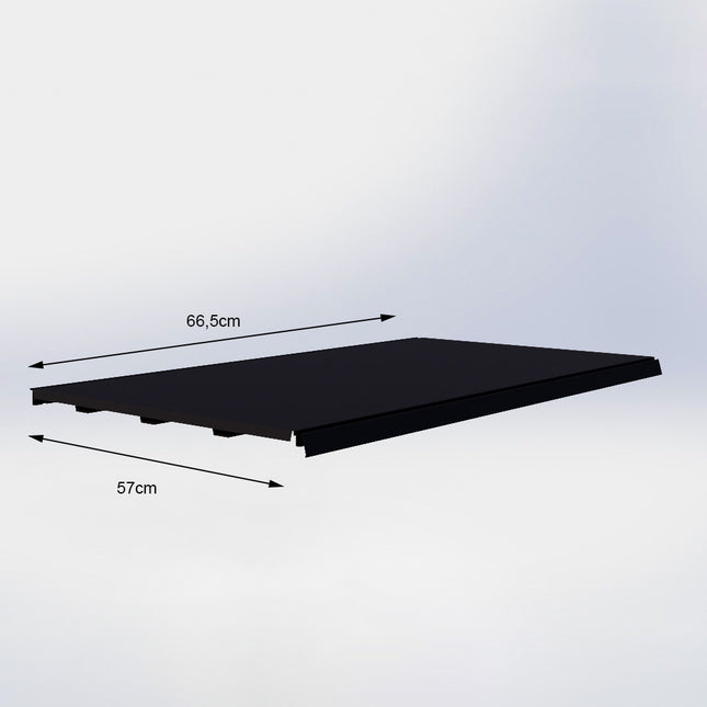 Legplank Zwart (D x L) 57 cm x 66,5 cm