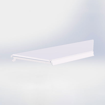 Hoekstelling legplank Wit (D x L) 30 cm x 100 cm met dragers (D) 30 cm en prijsetiket