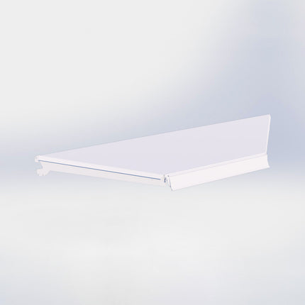 Hoekstelling legplank Wit (D x L) 37 cm x 100 cm met dragers (D) 37 cm en prijsetiket