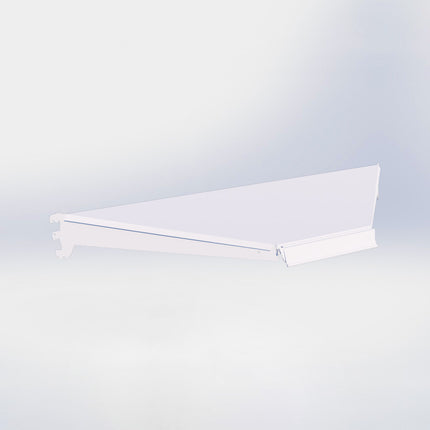 Hoekstelling legplank Wit (D x L) 47 cm x 100 cm met dragers (D) 47 cm en prijsetiket