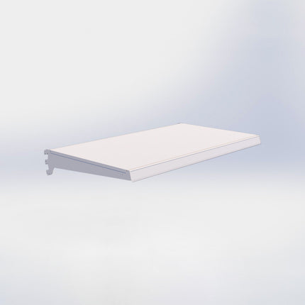 Legplank Crème wit (D x L) 57 cm x 100 cm met dragers (D) 57 cm en prijsetiket