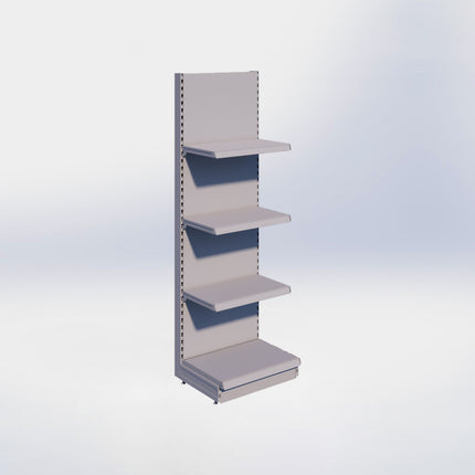 Wandstelling - H215 x B66,5 x D47 cm - 4 niveaus - Grijs