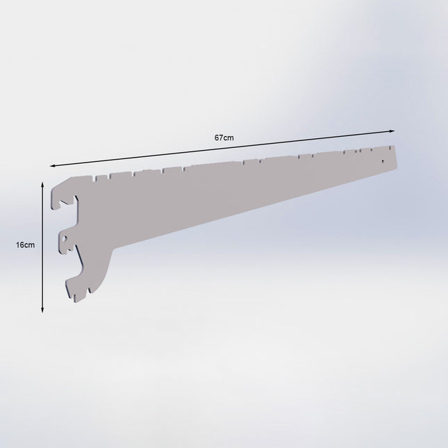 Plankdragers Grijs (D) 67 cm