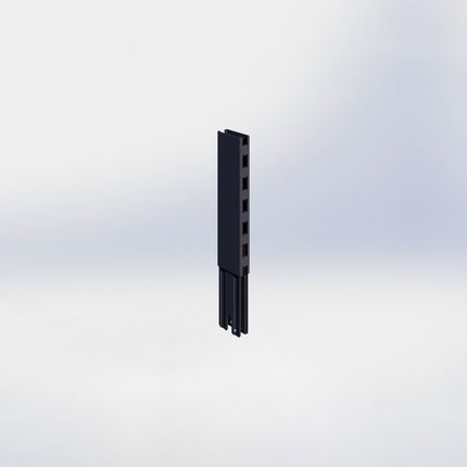 Verlengstuk - H30 x B3 x D8 cm - Antraciet