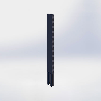 Verlengstuk - H60 x B3 x D8 cm - Antraciet