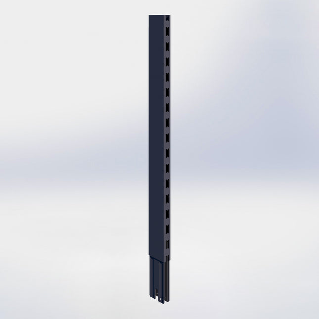 Verlengstuk - H80 x B3 x D8 cm - Antraciet