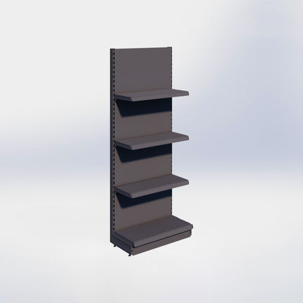 Wandstelling - H215 x B80 x D37 cm - 4 niveaus - Antraciet