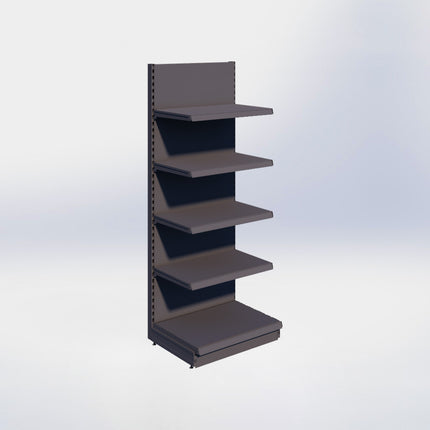 Wandstelling - H215 x B80 x D57 cm - 5 niveaus - Antraciet