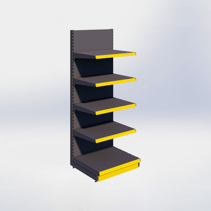 Wandstelling - H215 x B80 x D67 cm - 5 niveaus - Antraciet