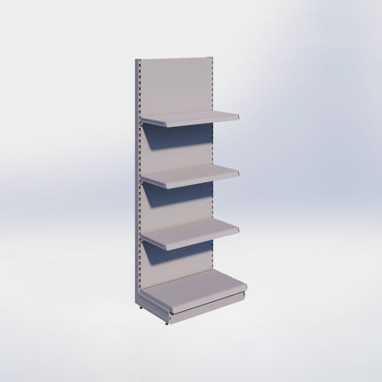 Wandstelling - H215 x B80 x D47 cm - 4 niveaus - Grijs