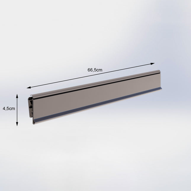 Prijsstrip Grijs (L) 66,5 cm