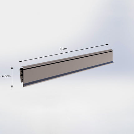 Prijsstrip Grijs (L) 80 cm