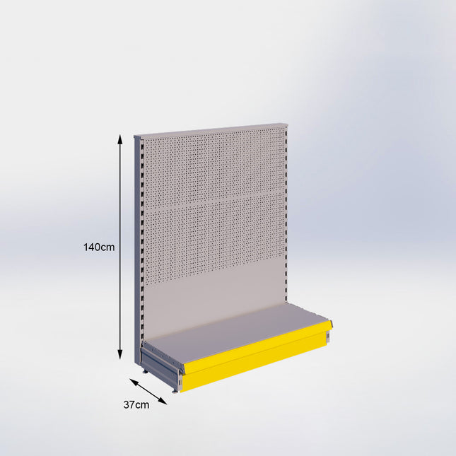 Kopstelling Perforatie Grijs h:140/37