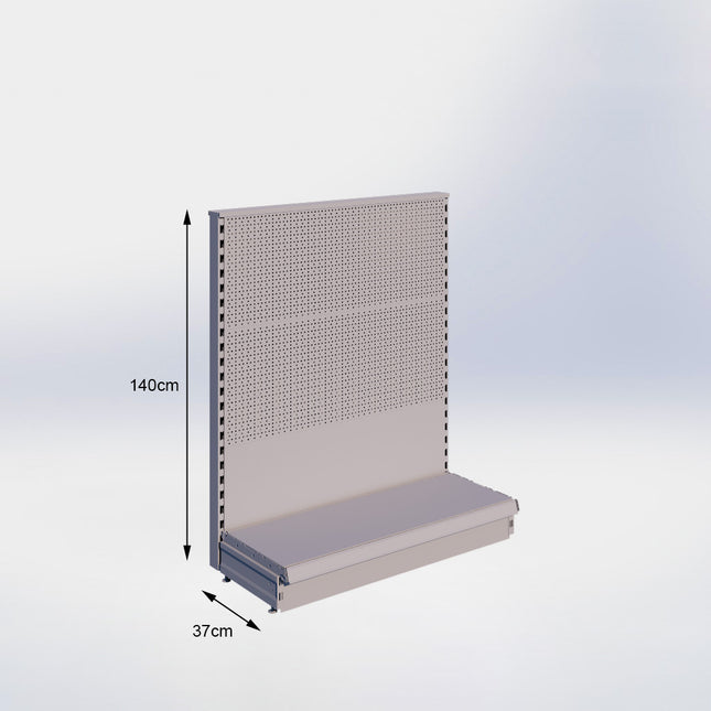 Kopstelling Perforatie Grijs h:140/37