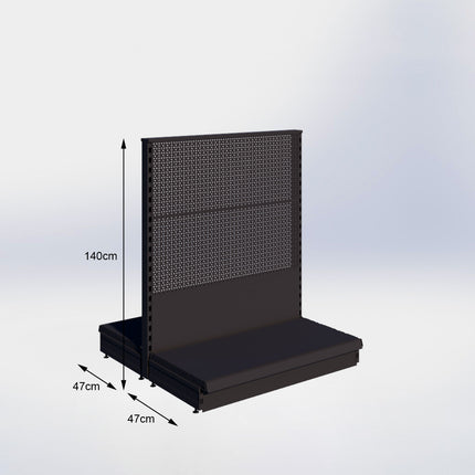 Center position Perforation Black h:140/47